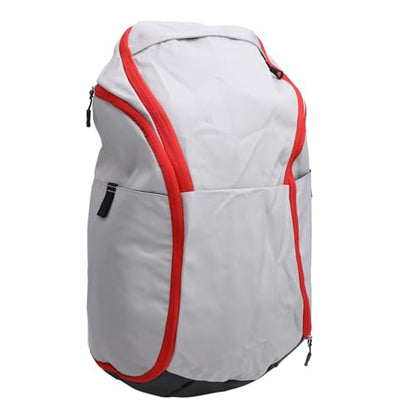 Yinhing Basketball Backpack with Laptop Compartment Large Capacity Lightweight Sports Backpack with Compartment for Wet Dry Separation - color: Grey White