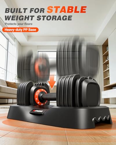 Adjustable Dumbbells Set of 2, 1 Hand Adjustable Weights Dumbbell Set and Workout Bench, 25/55/80lb Pair Weight Set For Home Gym Suit both Men and Women, Compact for Small Space Apartment Room - color: Pro-25lbs-10weights Dumbbells+Bench