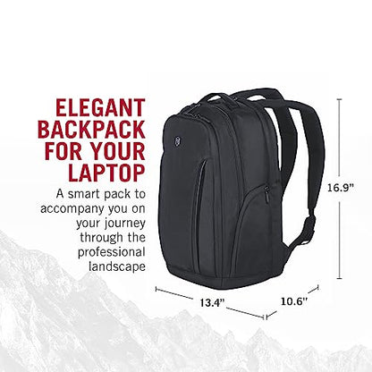 Victorinox Altmont Professional Essentials Laptop Backpack - Tablet & Laptop Bag for Travel Accessories - Computer Backpack Includes Sleek Organizer - 24 Liters, Black - size: 24 IN