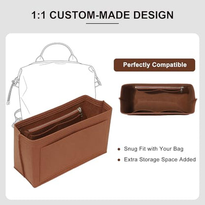 Purse Organizer Insert Compatible with Longchamp Le Pliage Energy L Backpack, Brown/LB - color: Gold Brown, size: L Backpack