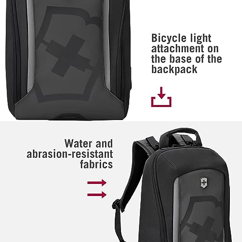 Victorinox Touring 2.0 City Daypack - Professional Laptop Backpack for Business & Outdoor Use - Features Waterproof Pouch - 17 Liters, Black - color: Black