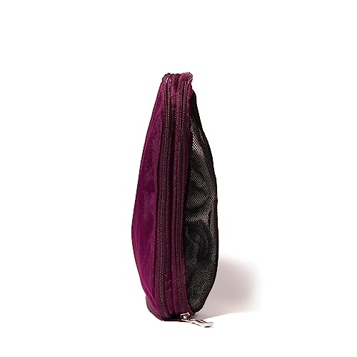 Baggallini Compression Cube 3-piece set - Lightweight Compression Packing Cubes for Travel - color: Mulberry