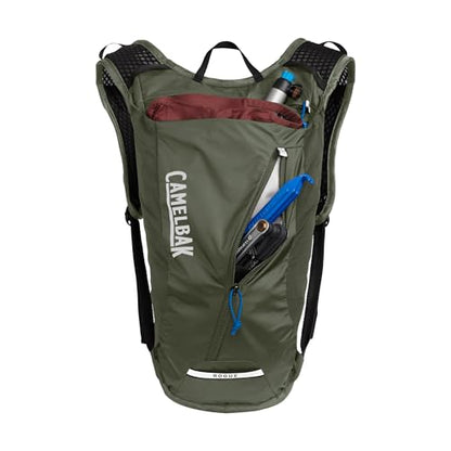 CamelBak Rogue Light 7 Hydration Backpack with Crux Reservoir, Lightweight Ventilated Design for Biking and Hiking - color: Dusty Olive 2.0