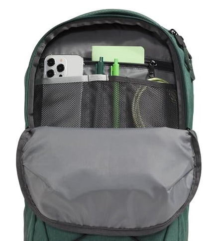 The North Face Jester Everyday Laptop Backpack - Commuter Daypack, Water Repellent, Laptop Sleeve, Duck Green Dark Heather/TNF Black, One Size - color: Duck Green Dark Heather/Tnf Black