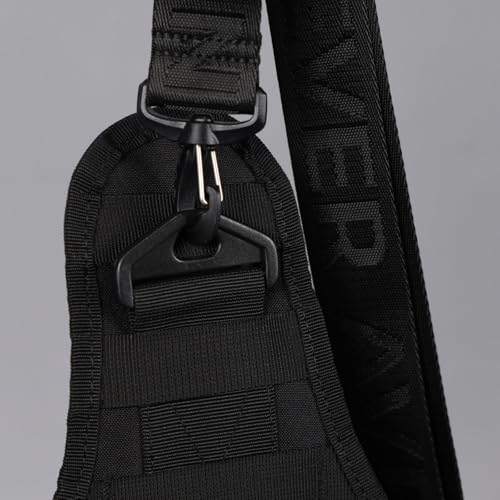 WOLFpak Tactical Sling Bag for Concealed Carry, EDC | Everday Crossbody Daypack - color: Black Venom