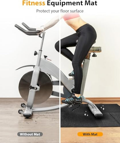 PROIRON Heavy Duty Exercise Equipment Mat, Treadmill Mat - 45"x32", 48"x24", 78"x36" - Floor Protector for Home Gym, Exercise Bike, Weight Bench, Rowing Machine, Cross Trainer - size: 48"x24"