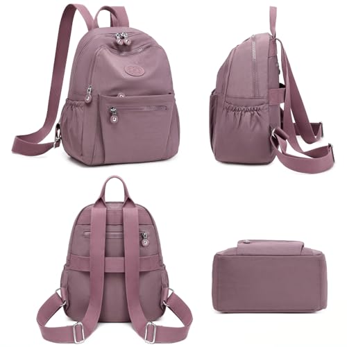 Mini Backpack Purse for Women, Stylish Daypack Shoulder Bag, Small Lightweight Daypack for Work Travle College (A- Salmon Pink) - color: A- Salmon Pink