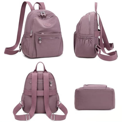 Mini Backpack Purse for Women, Stylish Daypack Shoulder Bag, Small Lightweight Daypack for Work Travle College (A- Salmon Pink) - color: A- Salmon Pink