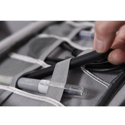 Organizer Case Small Electronic Devices USB Charger Accessories Mouse Phone Cable SD Power Bank Earphone - color: Medium-Black Medium-Organizer Bag