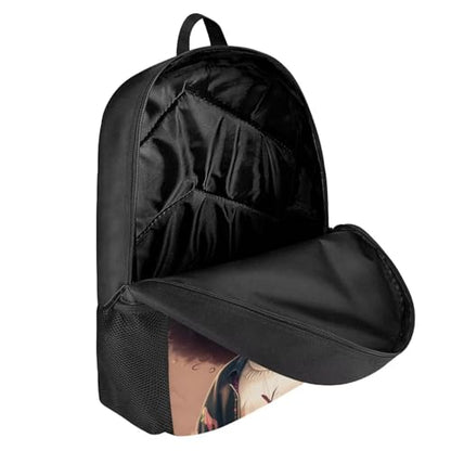 Custom Name Backpack for Girls 10-12/8-10 African Bookbag Kids School Bag 4Th Grade/5Th Grade With Side Pockets Black Schoolbag Personalized - color: African Black Girl-22