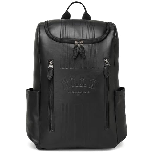 ELLE Roamer 22L Vegan Leather Backpack | Black - color: Black