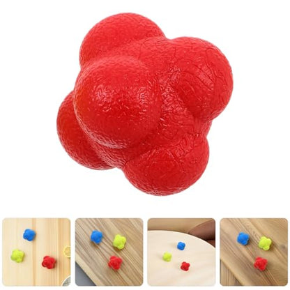 Abaodam 6pcs Agility Reflex Training Balls 5.5cm Hexagon Shape High Difficulty Sports Reaction Balls for Body Coordination and Speed Training Suitable and Adults