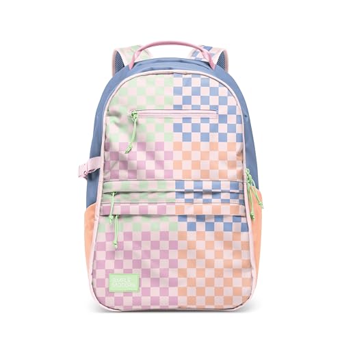 Simple Modern Ellis Backpack for School | Medium 20L Elementary Middle and High School Bookbag for Kids and Teens | Girls and Boys | Hopscotch Checkmate - color: Pattern: Hopscotch Checkmate, size: Medium | 20 Liter