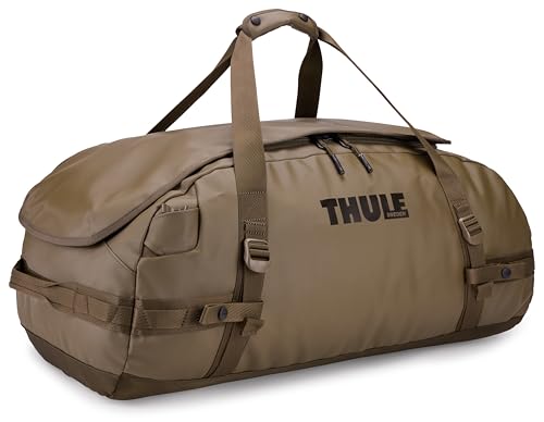 Thule Chasm Duffel bag, Weather-resistant materials, Easy packing, Converts to backpack, Internal pockets, Travel-ready - color: DEEP KHAKI, size: 70L