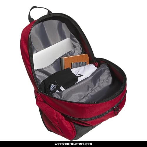 adidas Striker 3 Team Sports Backpack – Daypack for Sports Gym Travel, 36L, Power Red, OSFA - color: Power Red