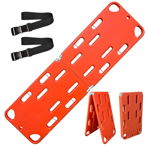 Portable Foldable Spine Stretcher - Water-Resistant Backboard for Emerncy & Patient Transport, Ideal for Ambulance & First Aid Situats - color: 2folding Stretcher