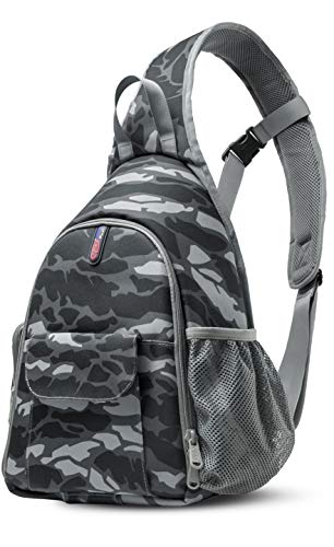 Camera Bag Waterproof Camera Sling Backpack with Rain Cover Outdoor Travel Backpack Camera Case for Laptop Canon Nikon Sony Pentax DSLR Cameras, Lens, Tripod and Accessories (Camouflage) - color: Camouflage, size: Medium