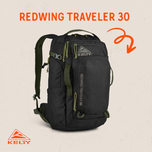 Kelty | Redwing Traveler Backpacks, Travel Pack for Adventure Travel - color: Black, size: 30L