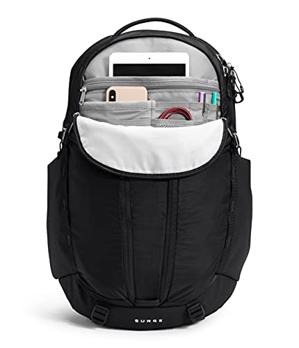 The North Face Women's Surge Commuter Laptop Backpack, TNF Black/TNF Black, One Size - color: Tnf Black/Tnf Black