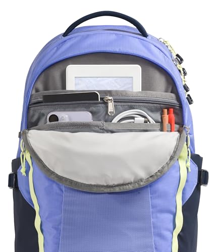 The North Face Women's Recon Everyday Laptop Backpack - Commuter Travel Bag, 18" Laptop Sleeve, Water-Repellent, Periwinkle Glow/Summit Navy/Lemon Mist, One Size - color: Periwinkle Glow/Summit Navy/Lemon Mist, size: One Size