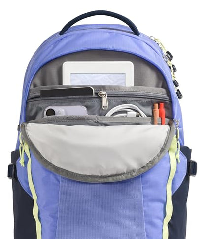 The North Face Women's Recon Everyday Laptop Backpack - Commuter Travel Bag, 18" Laptop Sleeve, Water-Repellent, Periwinkle Glow/Summit Navy/Lemon Mist, One Size - color: Periwinkle Glow/Summit Navy/Lemon Mist, size: One Size
