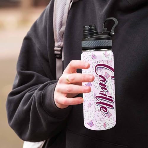 Custom Diaper Bag for Girls Personalized Diaper Bag Backpack &Insulated Water Bottle with Name Custom Monogram Baby Travel Bag Nursing Diaper Mommy Backpack with Adjustable Shoulder Straps Nappy Bag - color: Design 09