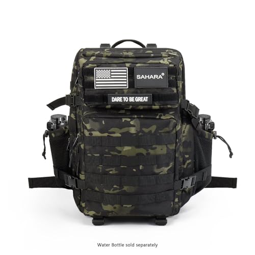 SAHARA - Raider Series Travel Bag & Laptop Backpack for Laptops up to 17.3-inch, Black Camo, (LT00091) - color: Black Camo