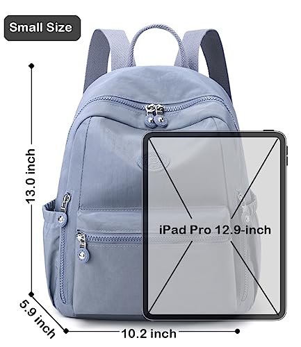 Backpack Purse for Women Mini Backpack Small Backpack Purse Casual Daypack for Women (blue purple) - color: Blue Purple