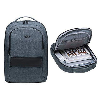 KAUKKO Laptop Outdoor Backpack Traveling Daypack Hiking Rucksack Large Capacity Bag Fits 15.6"(KB01-Darkgrey) - color: Kb01darkgrey