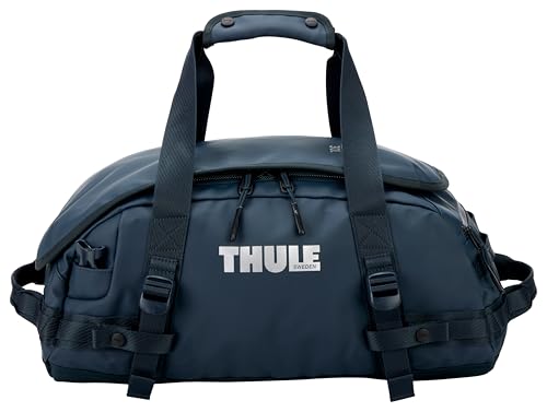 Thule Chasm Duffel bag, Weather-resistant materials, Easy packing, Converts to backpack, Internal pockets, Travel-ready - color: DARKEST BLUE, size: 30L