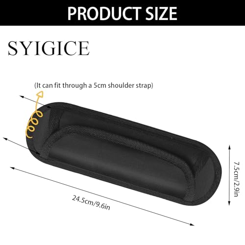 Shoulder Strap Pad Universal Shoulder Relief Pad Black Decompression Air Cushions, Guitar, Safety Belt, Camera
