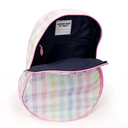 Ame & Lulu Little Love Tennis Backpack - color: Rainbow Gingham