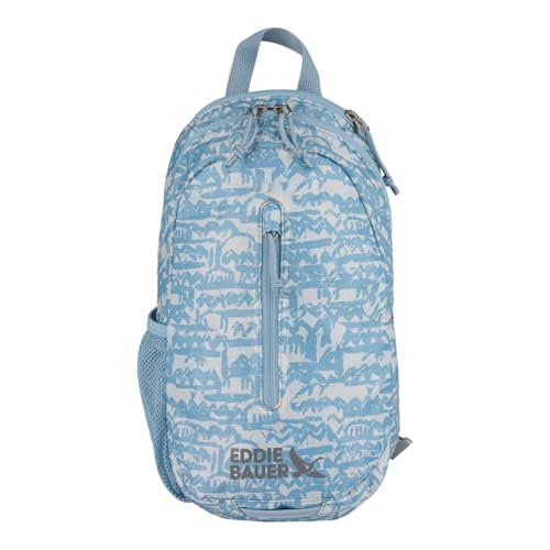 Eddie Bauer Stowaway Packable Sling Bag | Travel | Outdoor | Lightweight | Compact | Ripstop Nylon, Blue Fog-10L - color: Blue Fog