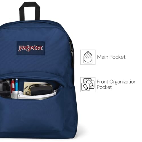 JanSport SuperBreak Plus Backpack with Padded 15-inch Laptop Sleeve and Integrated Bottle Pocket - Spacious and Durable Daypack for Work and Travel - Faded Sage - color: Faded Sage