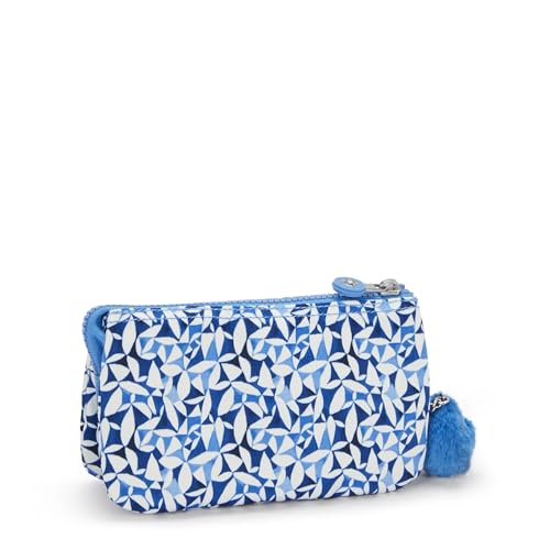Kipling Women's Creativity Large Prt Pouch, Versatile Cosmetics Kit, Lightweight Travel Organizer - color: Crazy Leaves, size: 7.25''L x 4.25''H x 1.5''D