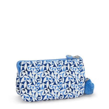 Kipling Women's Creativity Large Prt Pouch, Versatile Cosmetics Kit, Lightweight Travel Organizer - color: Crazy Leaves, size: 7.25''L x 4.25''H x 1.5''D