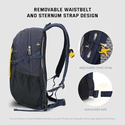 SKYSPER Small Hiking Backpack, 20L/30L Lightweight Travel Backpacks Hiking Daypack for Women Men - color: Lantc20-navyblue, size: 30L