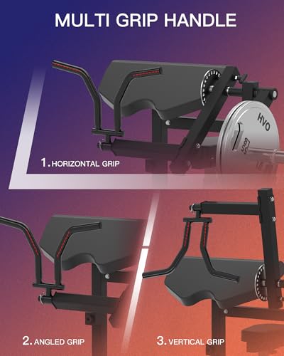 HVO Bicep Tricep Curl Machine Preacher: Curl Bench 2 in 1 Arm Curl and Tricep Extension Machine for Home Gym Workout - style: Black Bicep Tricep Curl Machine