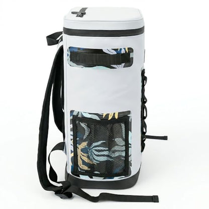 Quiksilver Cooler, 24 Cans, 48H Insulated Cooling, Leak Proof, Waterproof IPX7, Heavy Duty Cooler Bag for Beach, Camping, Fishing - color: Blueweed, size: 20L