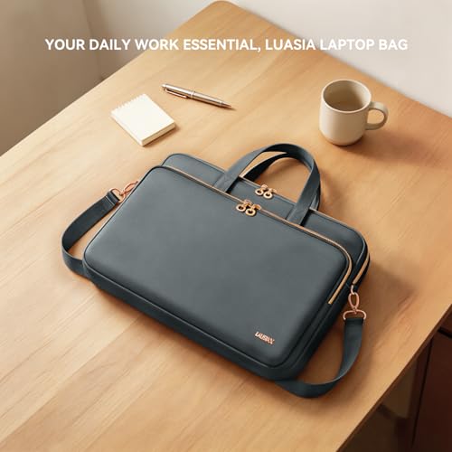 Laptop Bag Case for Women Men Messenger Briefcase Bag, 17 17.3 Inch - color: Heather Grey, size: 17.3 inch