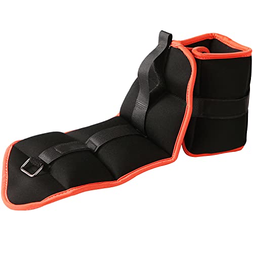 JFIT Ankle Weights - Ankle Weight Pair 10 Weight and Bundle Options - 0.5 to 8 lbs. Each (Set of 2) Adjustable Straps – Comfortable, Breathable, Moisture Absorbent Weight Straps for Men and Women - size: 4 lb Pair