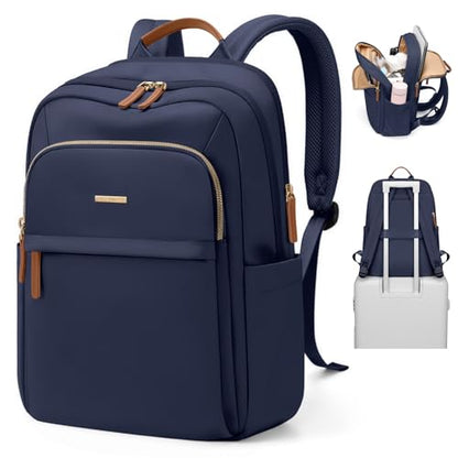 Hiking Travel Backpack for Women Casual Business Weekender Multilayer Laptop Bag,16 Inch,Navy blue - color: A-navy Blue, size: 16 Inch