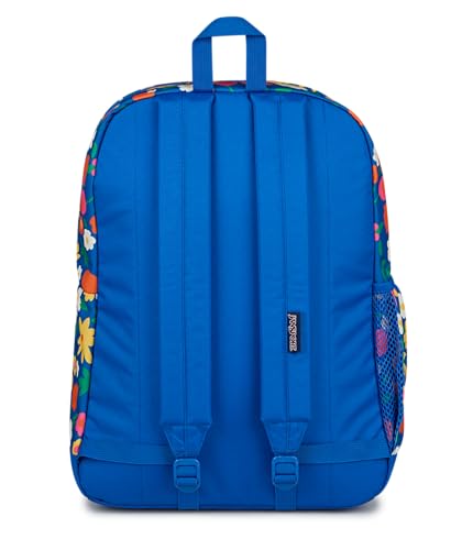 JanSport Cross Town Plus Backpack - Large Main Compartment, Side Water Bottle Pocket, 15-Inch Padded Laptop Sleeve - Flower Market - color: Flower Market
