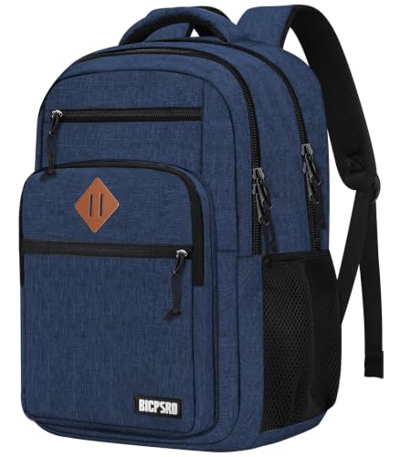 Classic Laptop Backpack for Men Women, School Backpack for Girls Boy Teens,15.6 Inch Laptop Bookbag with USB Charger for College High School Work Business Computer Book Bag,mochilas para hombres,Blue - color: C5-blue2, size: 15.6 Inch
