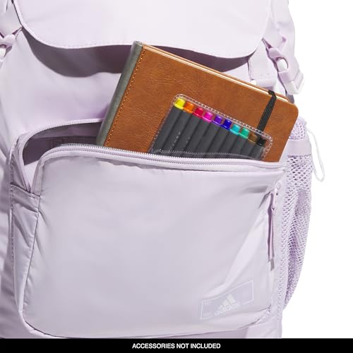 Saturday Sport Fashion Compact Small Size Backpack - color: Ice Lavender/White