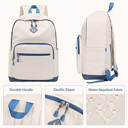 Lohol Classic Backpack for Girls Boys Teens, Lightweight Bookbag for School Travel College (Green/Green) - color: Green/Green