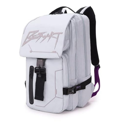 BESMART Hiking Outdoor Travel Backpack with Design, Water-Resistant Laptop Daypack Book Bag with Multi-Layer for Men & Woman (Light Grayish Blue) - color: Light Grayish Blue