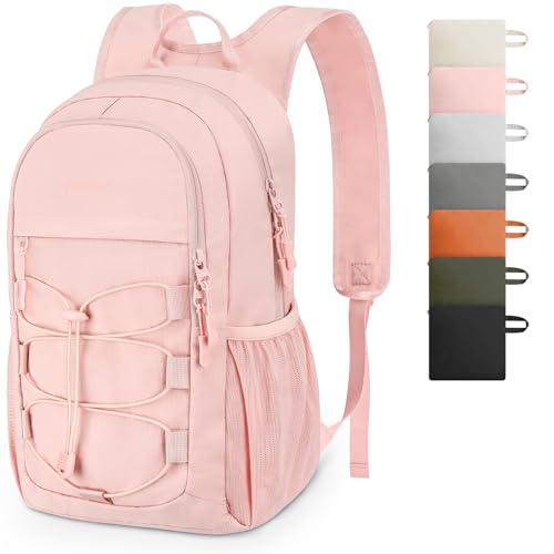ZOMFELT Hiking Backpack for Women Men, 15L Lightweight Packable Backpack for Trip, Water Resistant Small Travel Backpacks, Foldable daypack for Hiking, Walking, Cycling, Camping, Pink - color: Pink