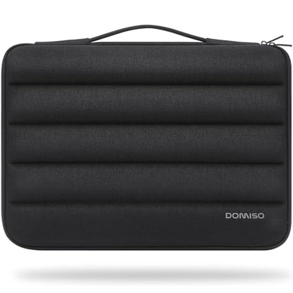 DOMISO 15.6 inch Laptop Case Sleeve Protective Cover Compatible with 16 inch MacBook Pro M4 M3 M2/Pro Max,15.6-16 inch HP Dell ASUS Lenovo Chromebook,Waterproof Computer Cases Bag with Handle,Black - color: Black, size: 15.6 inch