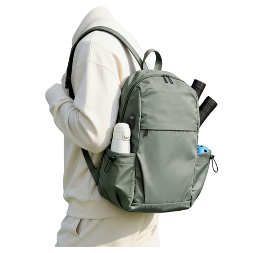 SEAFEW Green Latge Pickleball Sling Bag for Men and Women, Lightweight Pickleball Crossbody Backpack with Skin-Soft Fabric & Water Bottle Holder, - color: Green-large